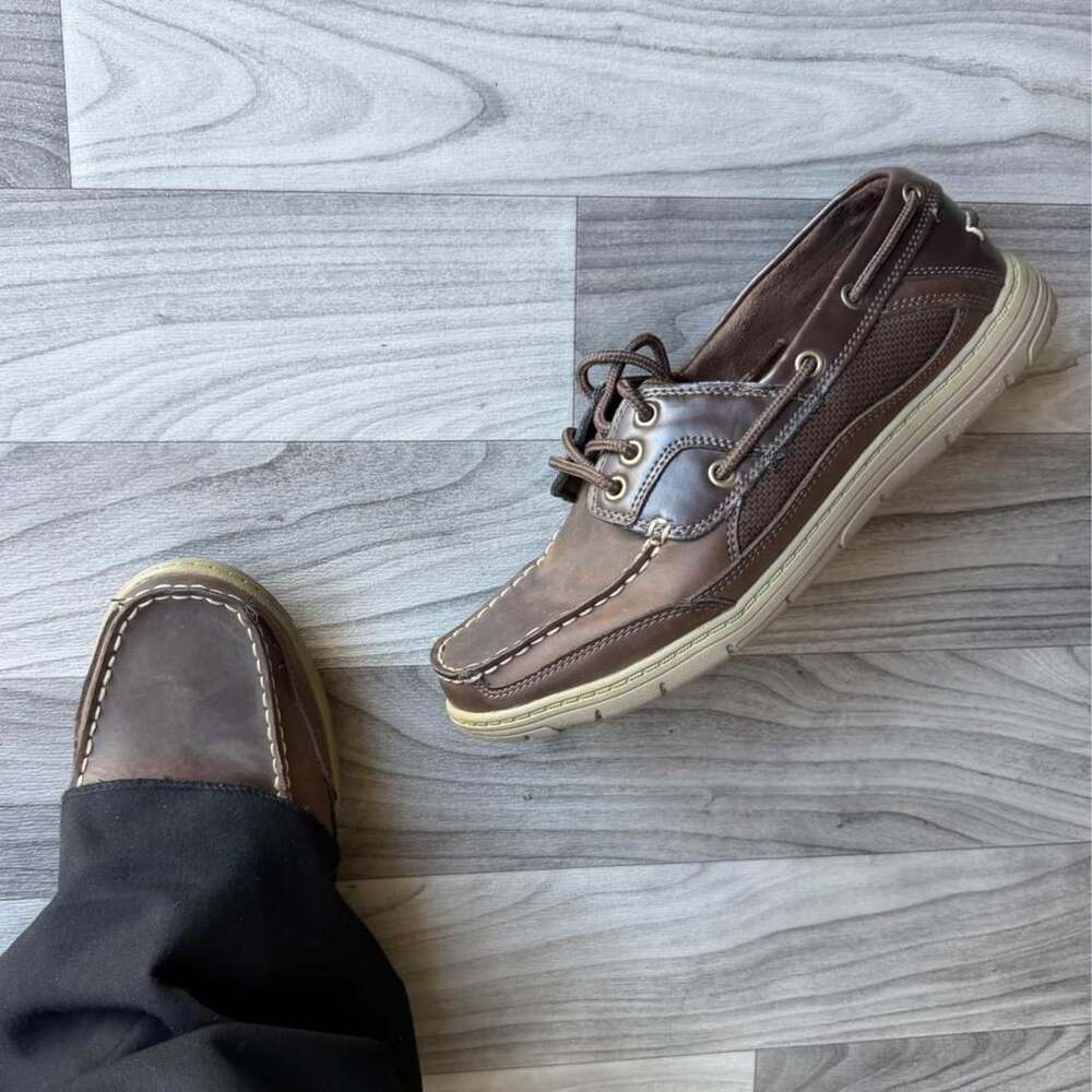 Croft & Barrow Brown Boat Shoes Mens 9.5